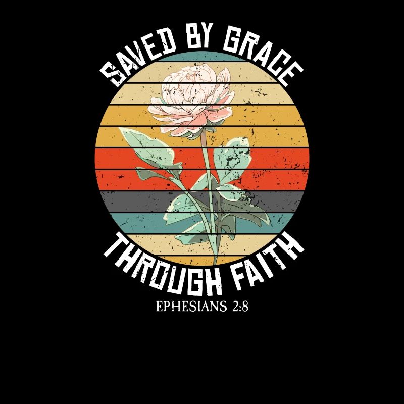 Saved By Grace Ephesians Scripture Christian Quote