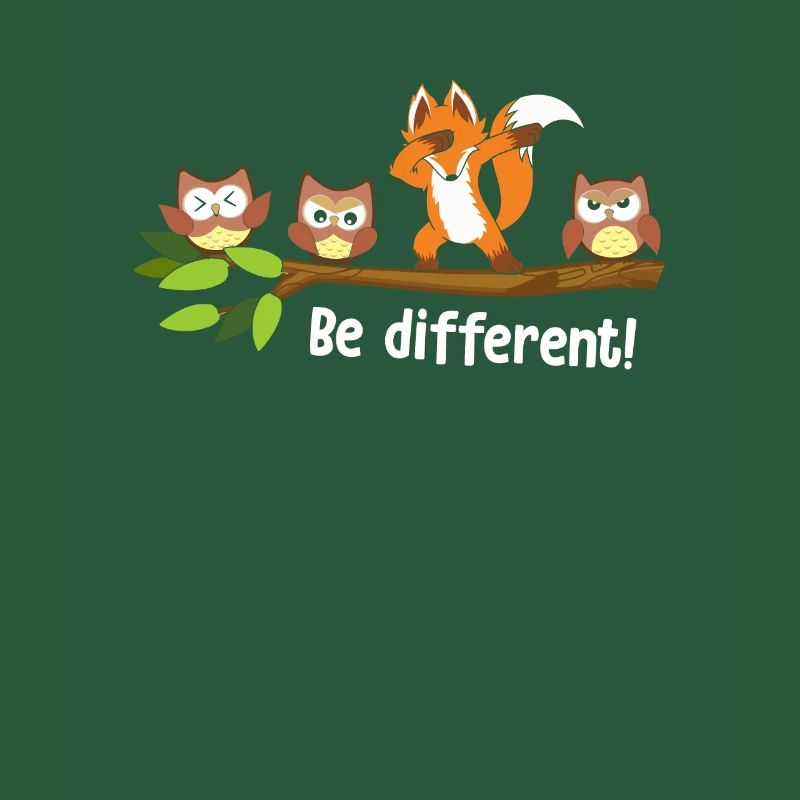Be Different Dabbing Fox