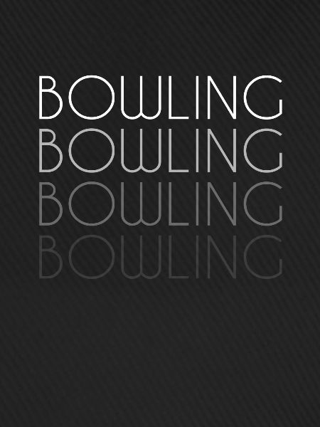 Bowling lettering