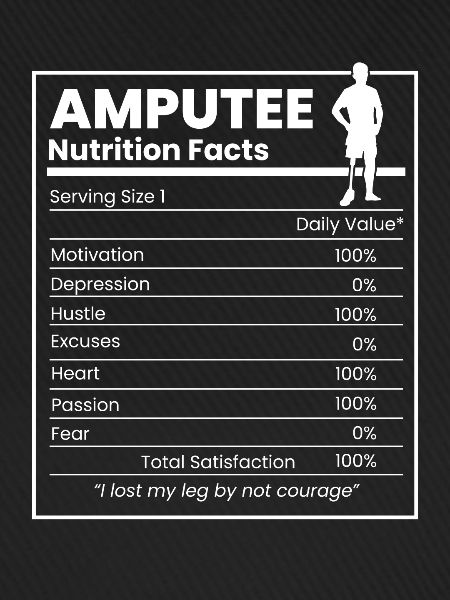 Amputated Leg Prosthesis Gift