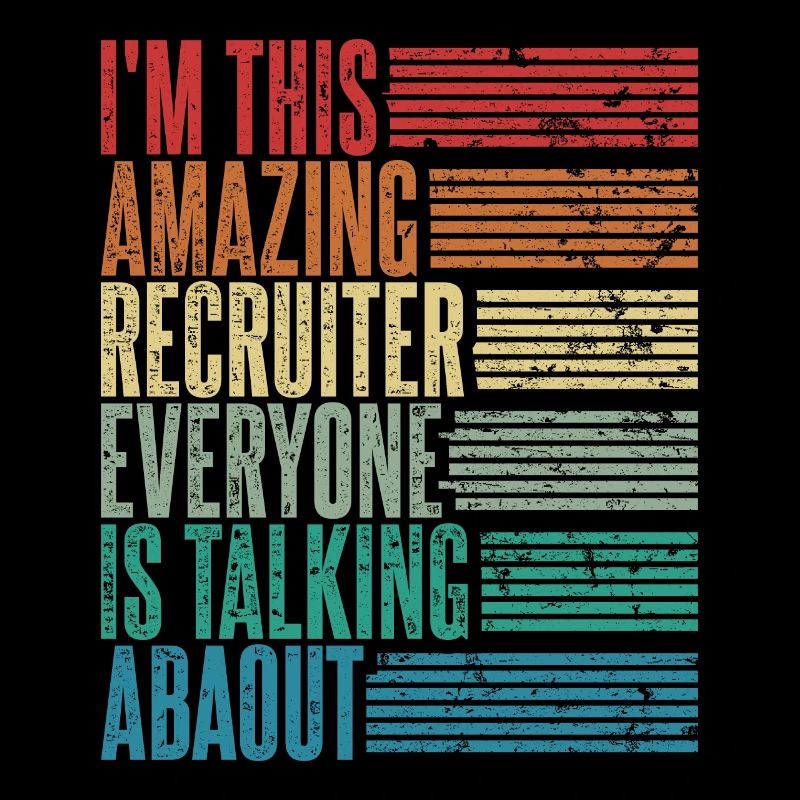 Vintage Recruiter Recruiter Gift Retro