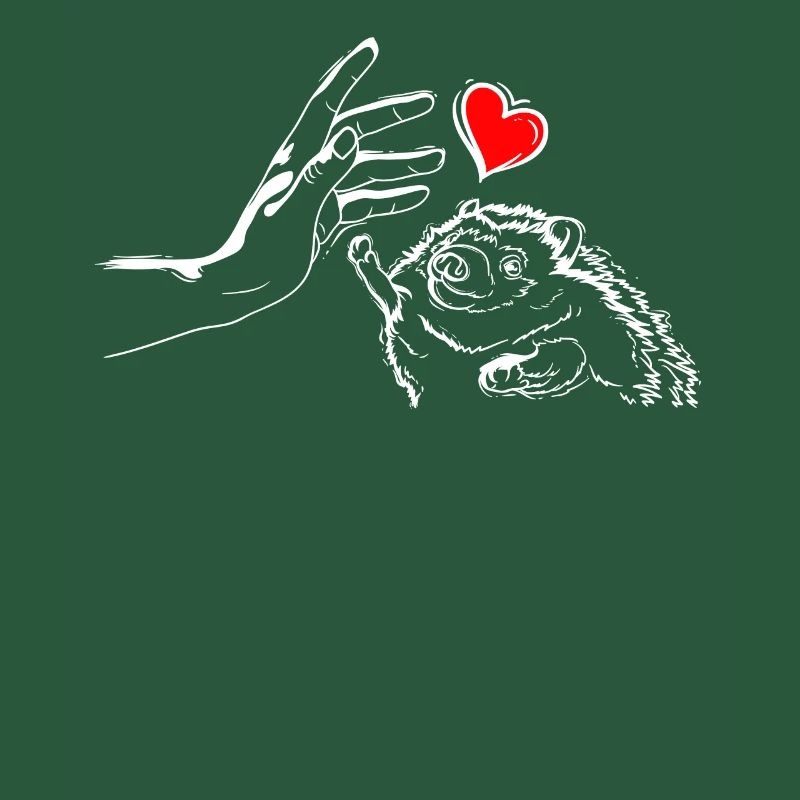 Hérisson Amour Hérisson High Five
