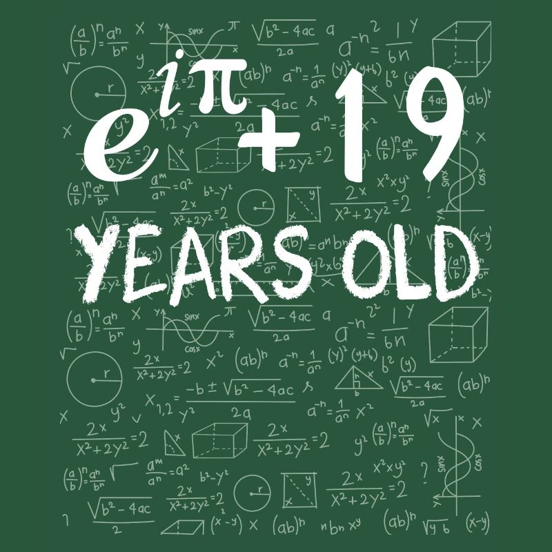 18th birthday 18 years old Euler Identity math