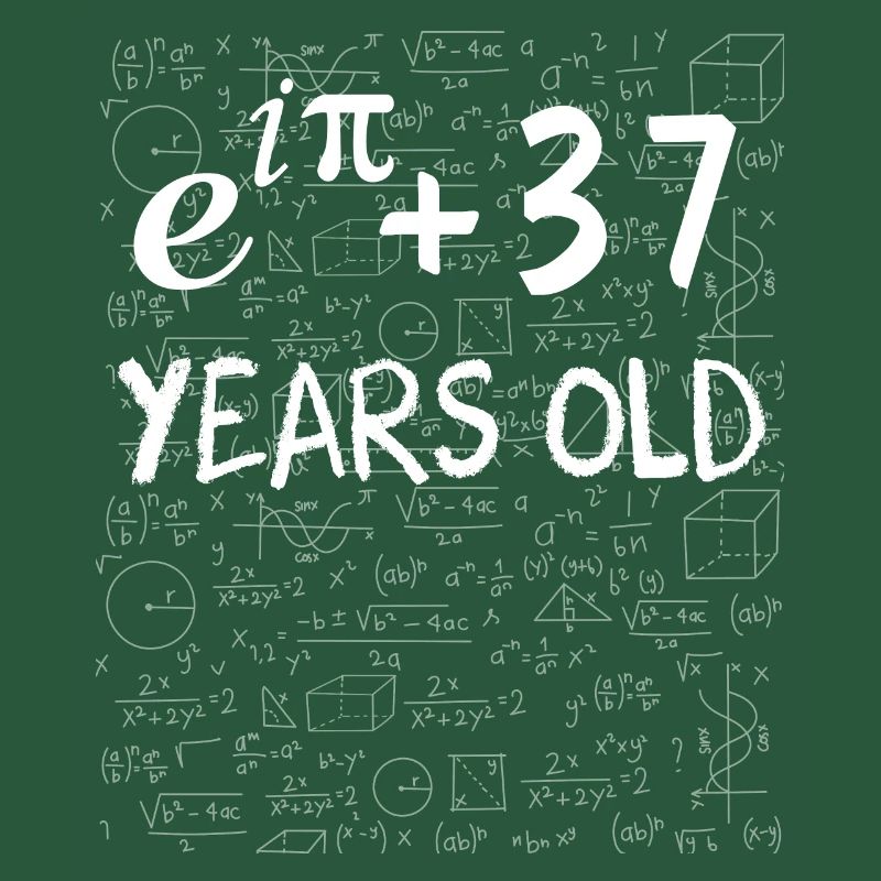 36th birthday 36 years old Euler Identity gift