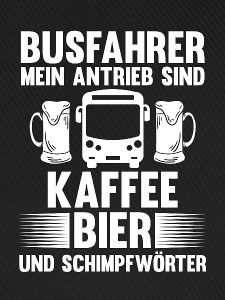 Bus Bier Kaffee Busfahrer