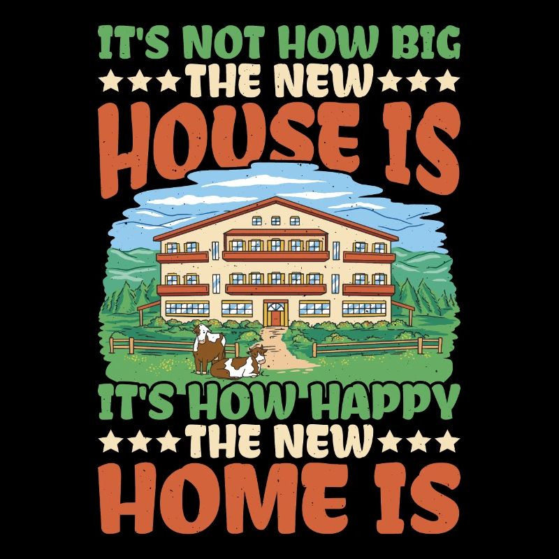C’est à quel point la nouvelle maison est heureuse