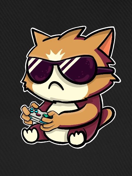 Gaming Gamer Cat