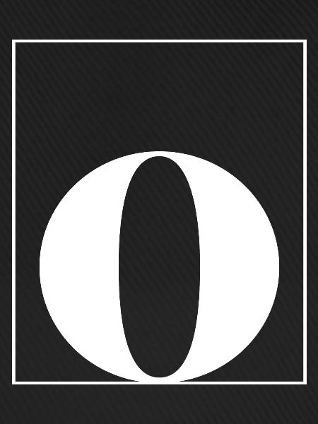 Letter alphabet o