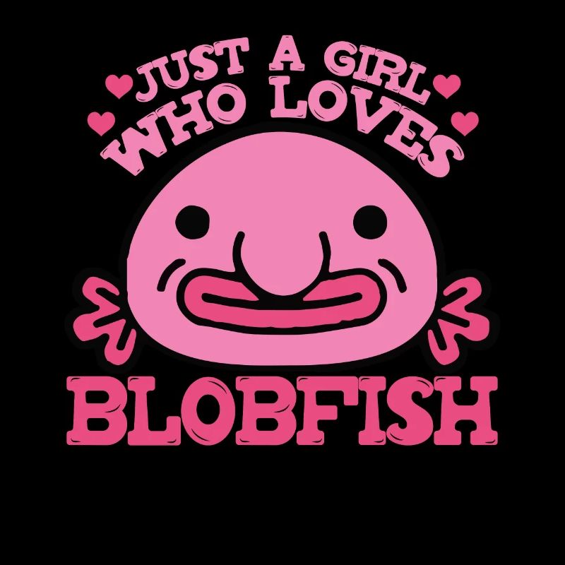Nur ein Mädchen, das Blobfish Women's Blobfish lie