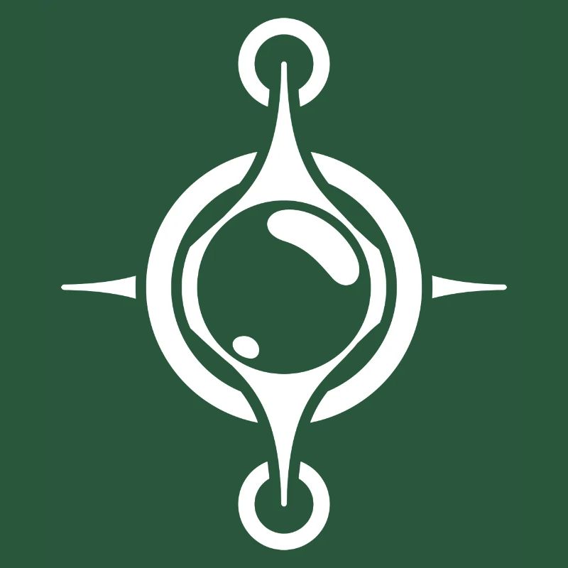 Abstract Sphere Compass Design: Intriguing Design