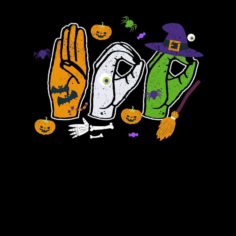 Boo Hands American Sign Language Pride ASL