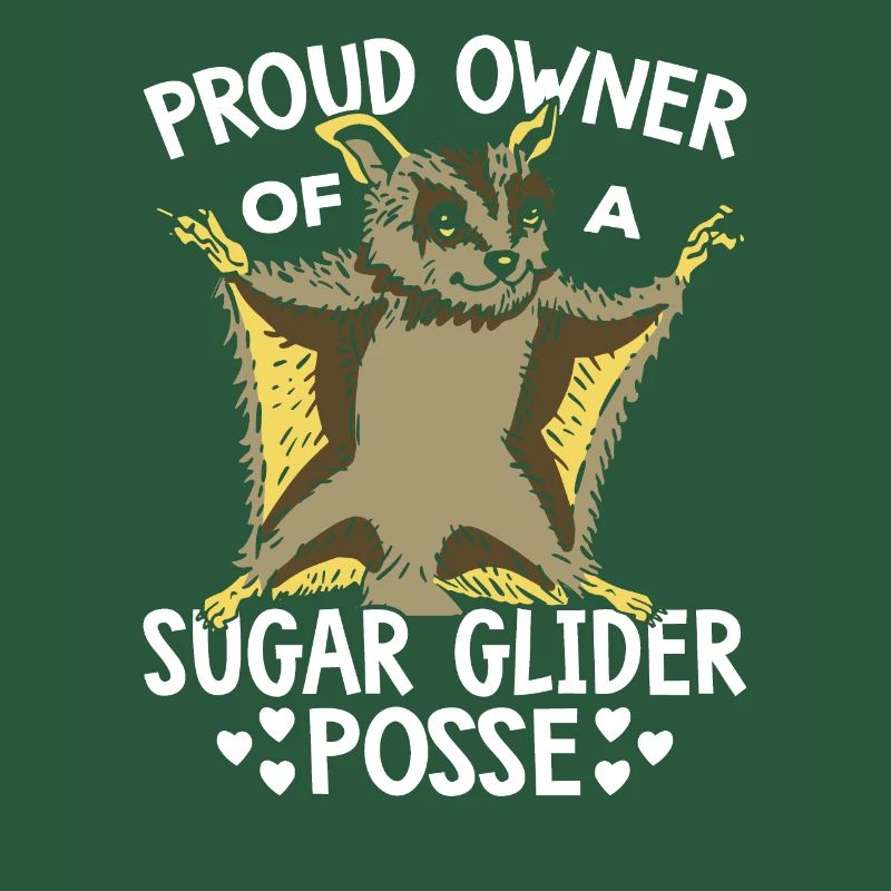 Fier propriétaire de Sugar Glider Propriétaire Sugar