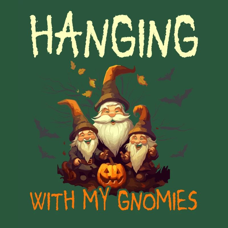 Gartenzwerg Halloween Süßes oder Saures Gärtner