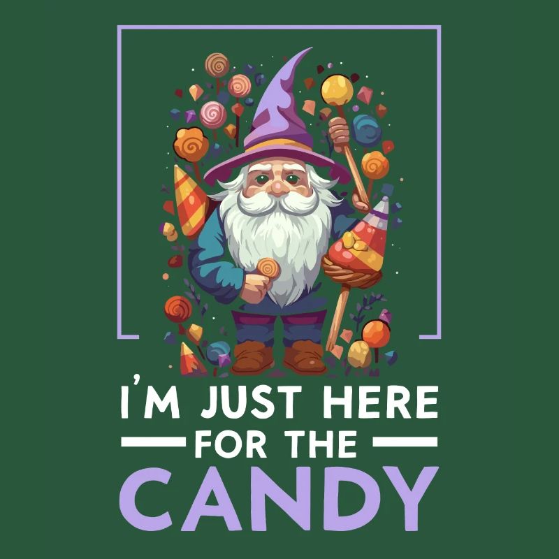 Gartenzwerg Halloween Süßes oder Saures Gärtner