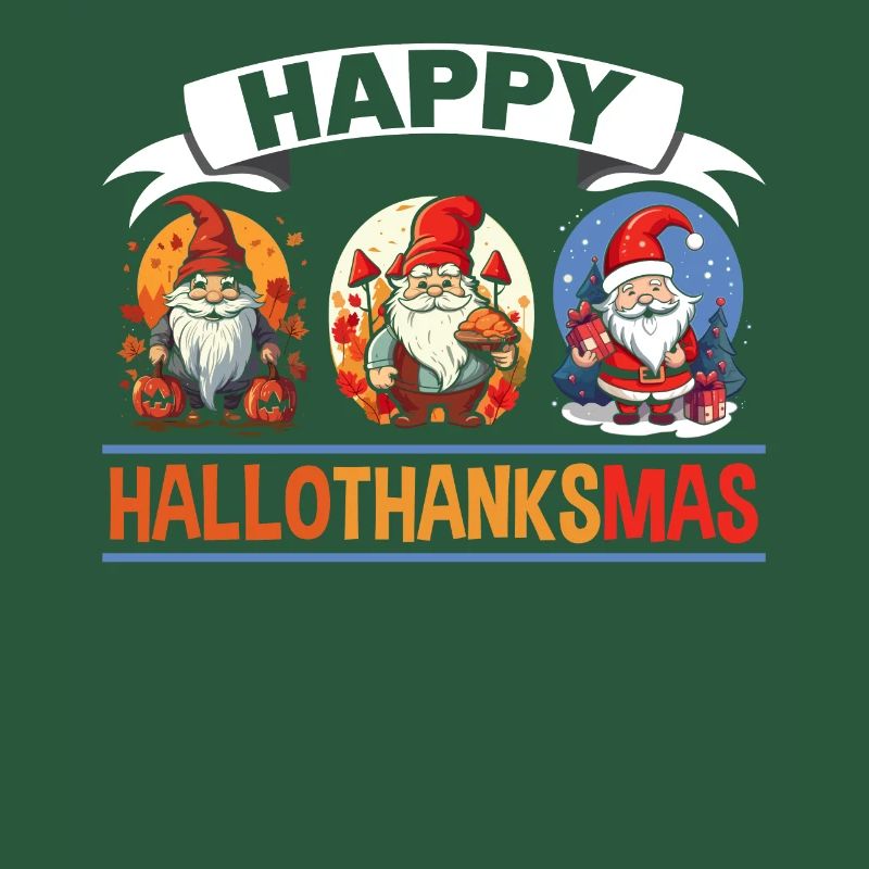 Gartenzwerg Halloween Süßes oder Saures Gärtner