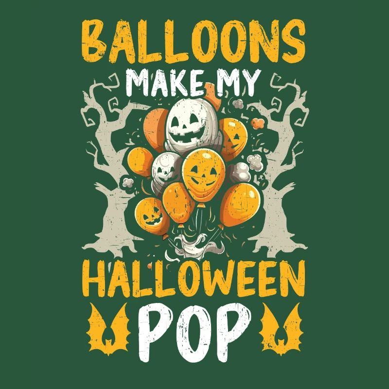 Ballon Halloween Süßes oder Saures Spooky Boo Ghost