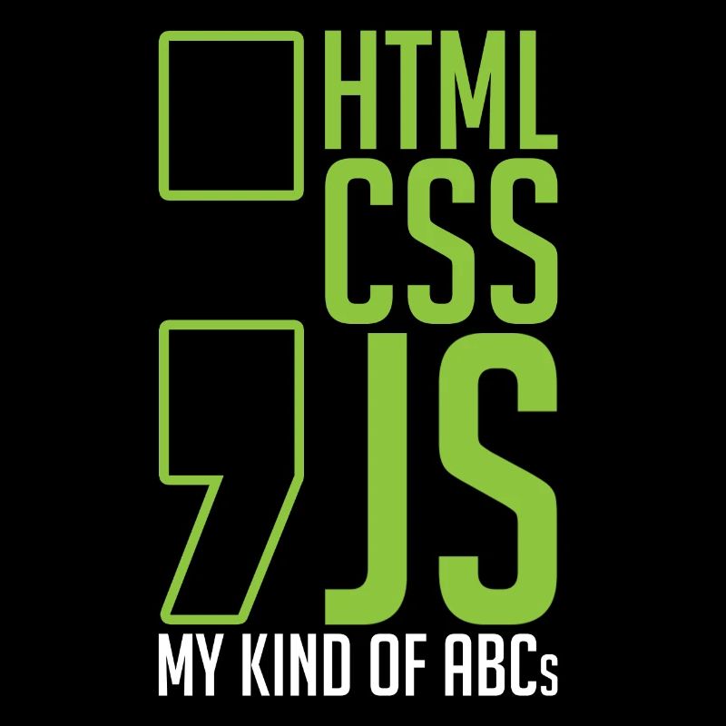 web developer gift html css js my kind of