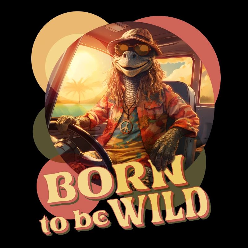 . Adventurous Hippie Iguana