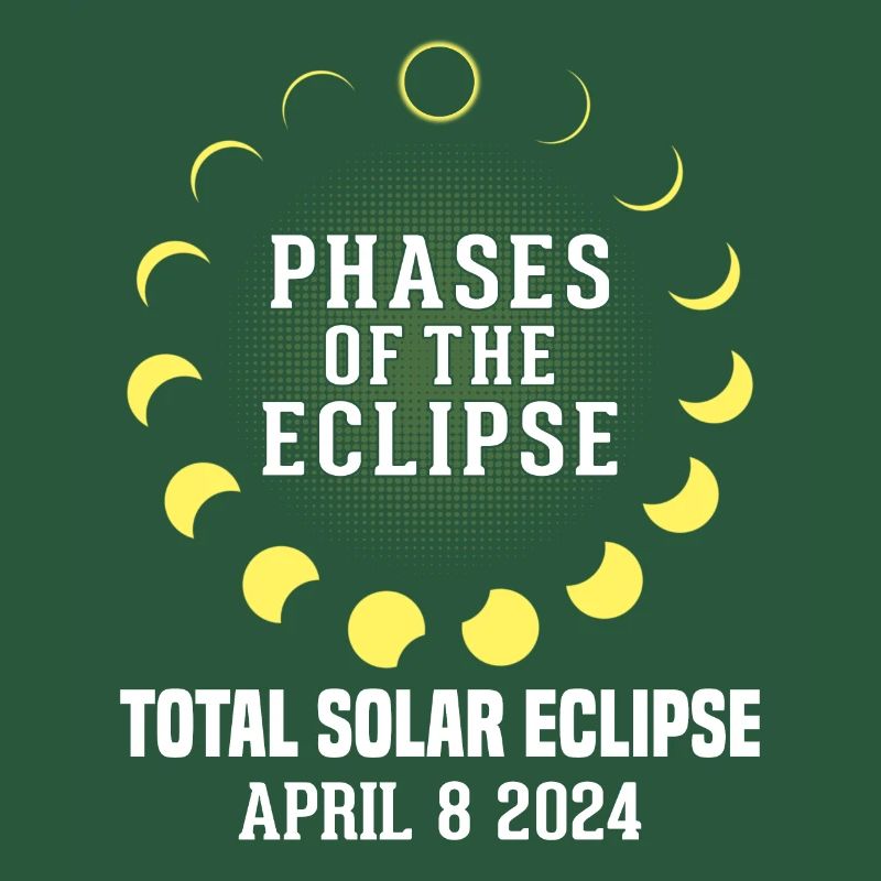 Funny Eclipse Astronomy Solar System April 8 2024
