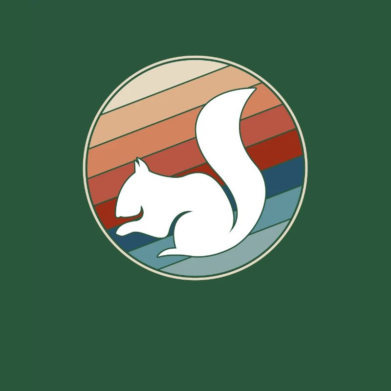 Eichhörnchen Retro