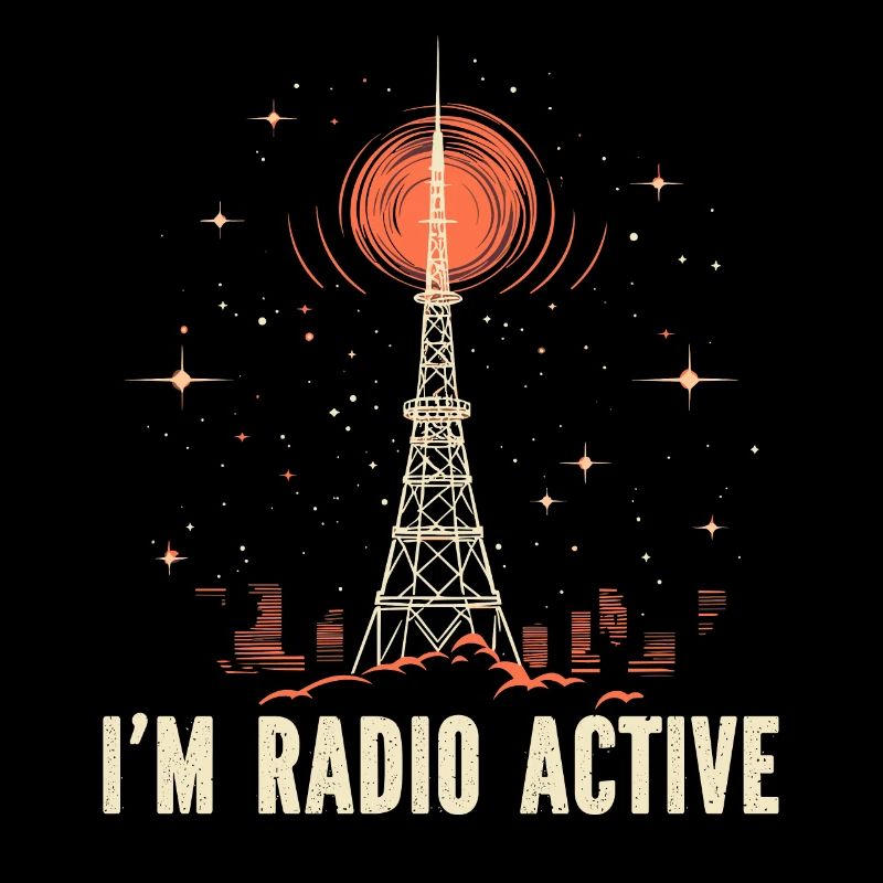 Ham Radio Operator Morse Code Radioactivity