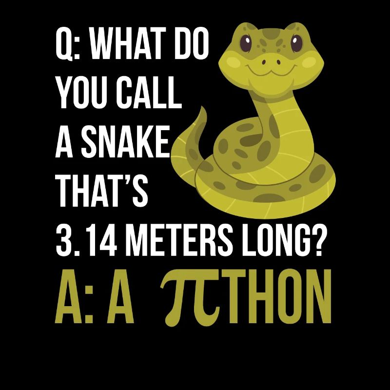 Python Pithon Pie Symbol Funny Math Teacher Happy