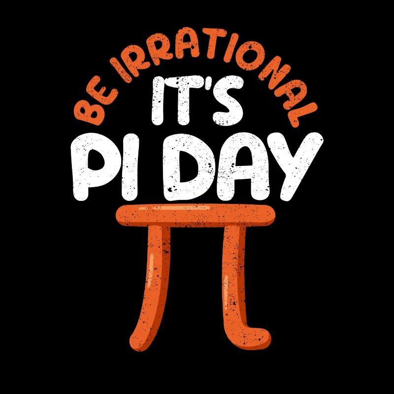 Sei irrational Es ist Pi-Tag Mathe-Symbol