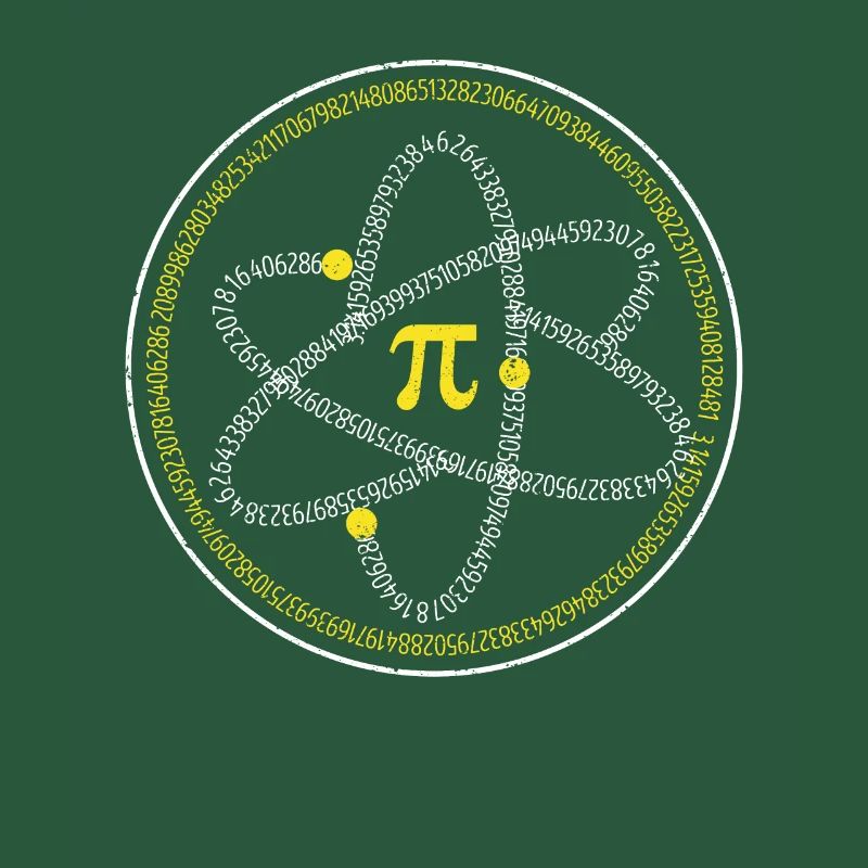 Atom Pi Day Math Science 3.14 Geek Teacher Student