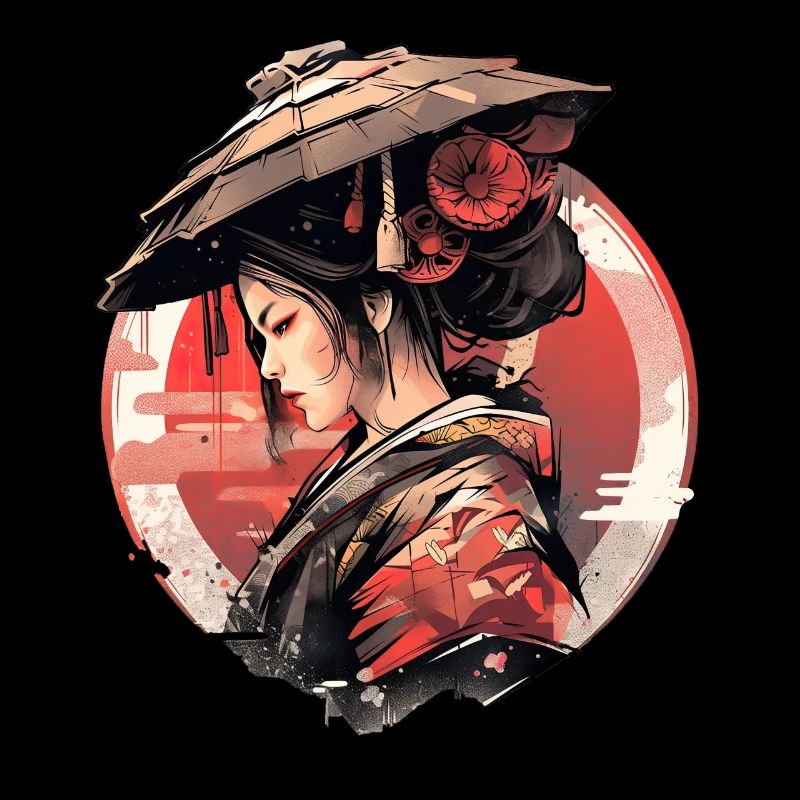 Asien 80er Japanischer Retro Samurais Samurai