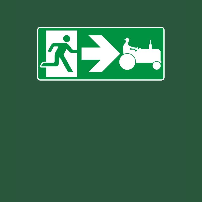 Emergency Exit Tractor Tractor Driver