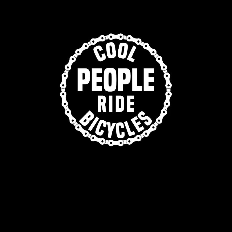 Cool people ride bicycles