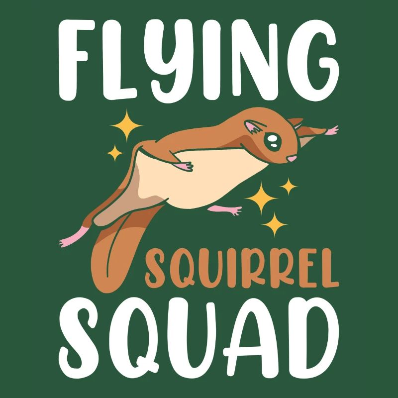 Fliegende Eichhörnchen-Truppe