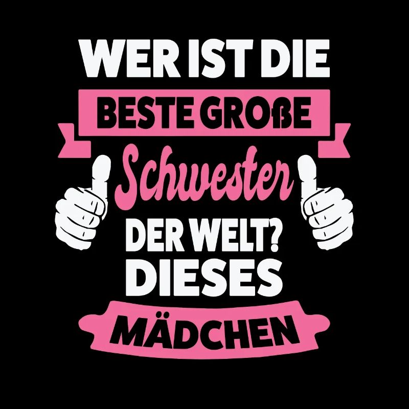 Große Schwester Familie Grosse Schwester Geschenk