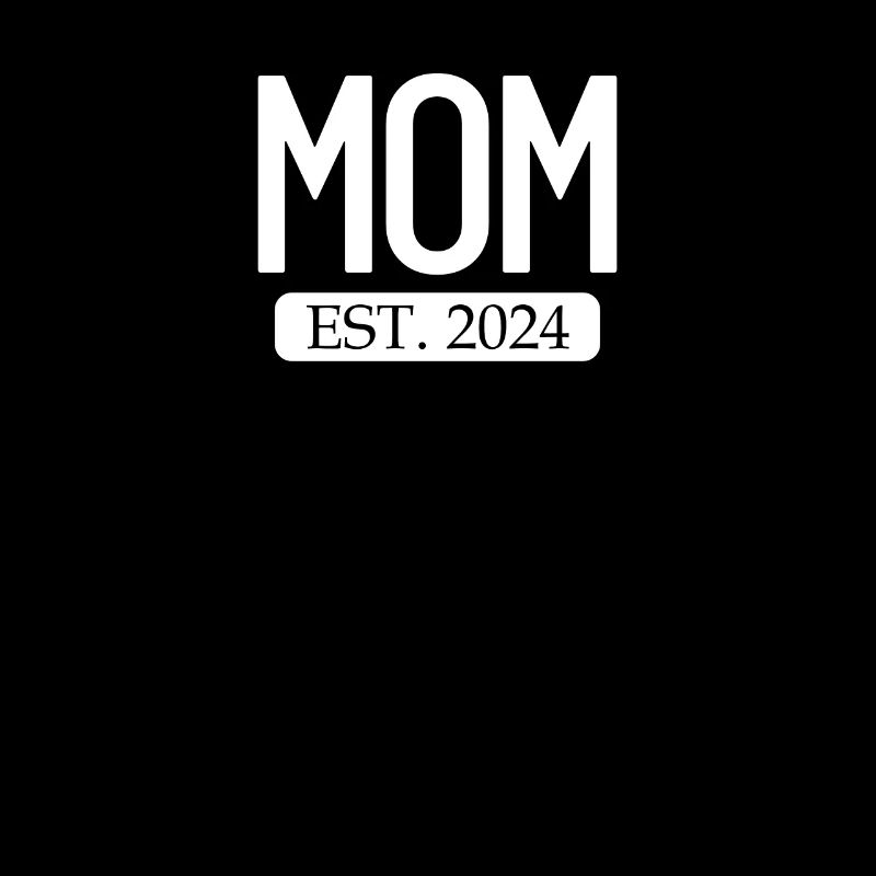 Mama Est. 2024 Erwartung Mutter schwangerer Mutter