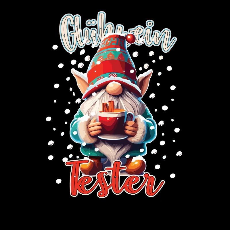 Weihnachten Elf Wichtel Gnom Glühwein Tester