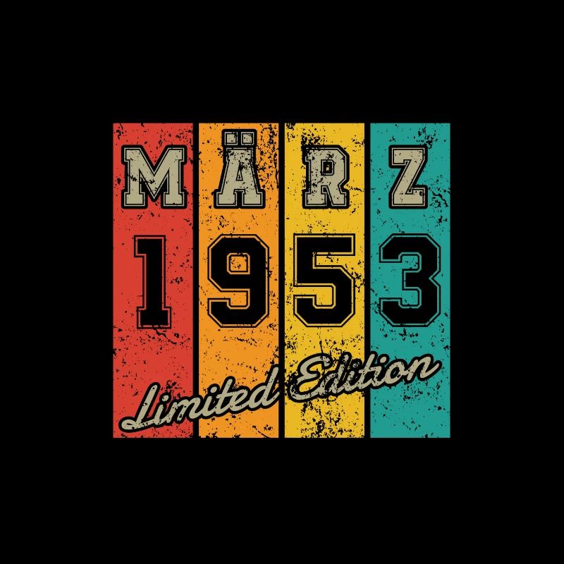 Date de naissance : Mars 1953 - Édition limitée rétro