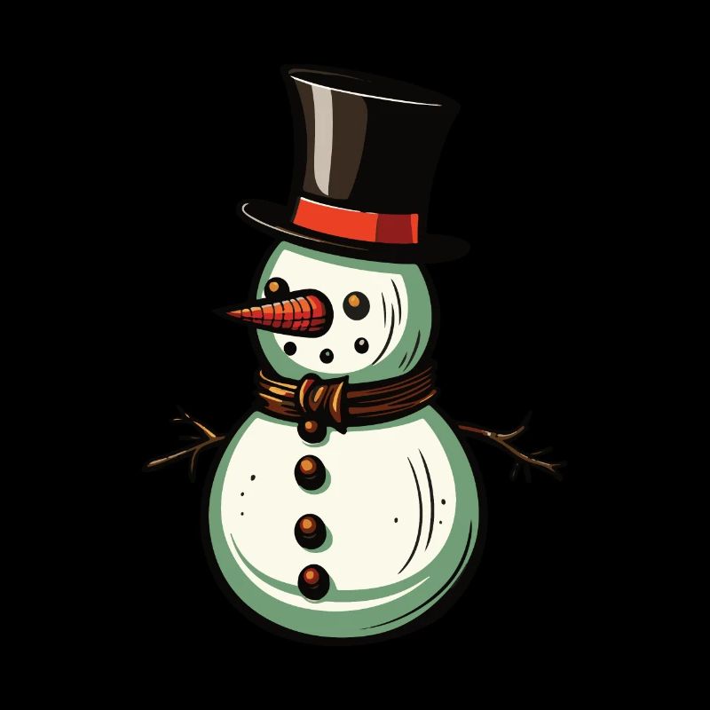 Snowman Winter Snow