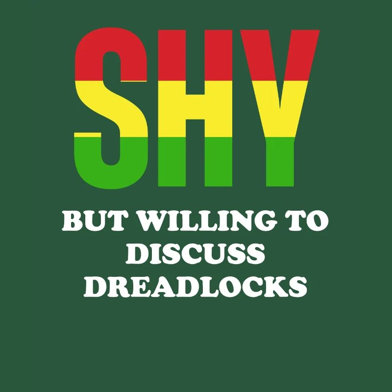 Timide mais prêt à parler de dreadlocks