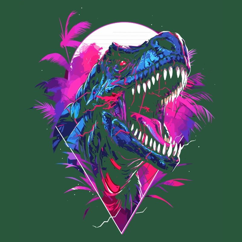 Synthwave T Rex