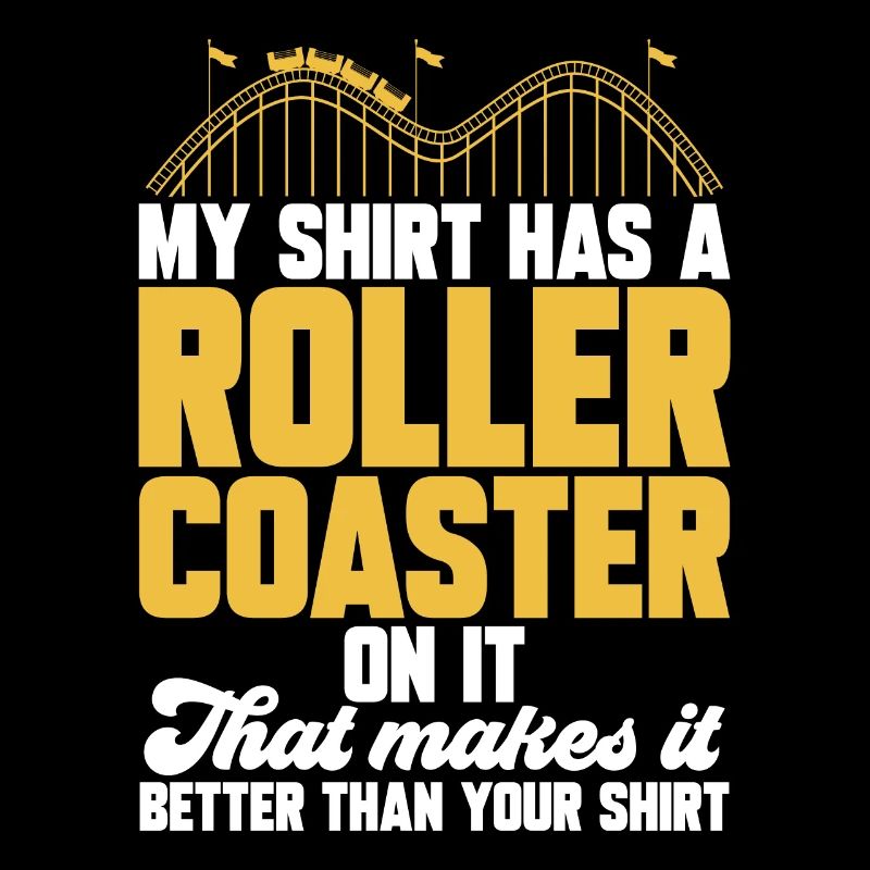 Achterbahn Rollercoaster Freizeitpark