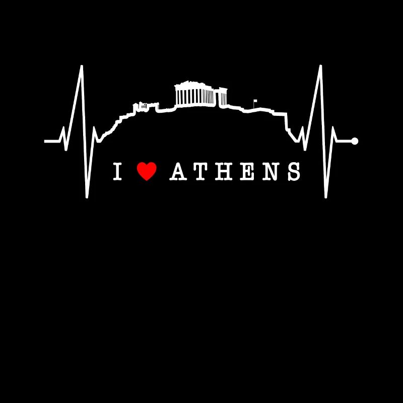 Athens Skyline Heartbeat Greece Acropolis