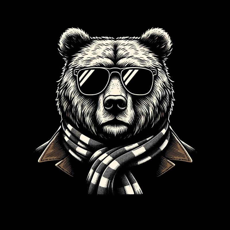 Braunbär cool