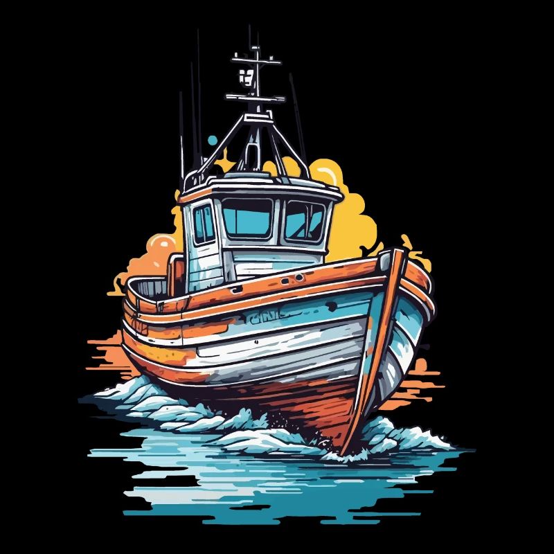 Pêcheur en bateau et pêche d’aventure