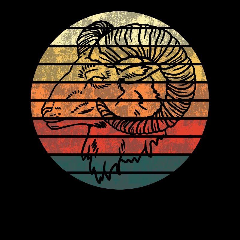 Einzelner Widder Astrologie Sternzeichen Geschenk