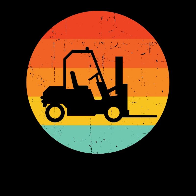 Retro Forklift Driver Forklift Operator Vintage Fo
