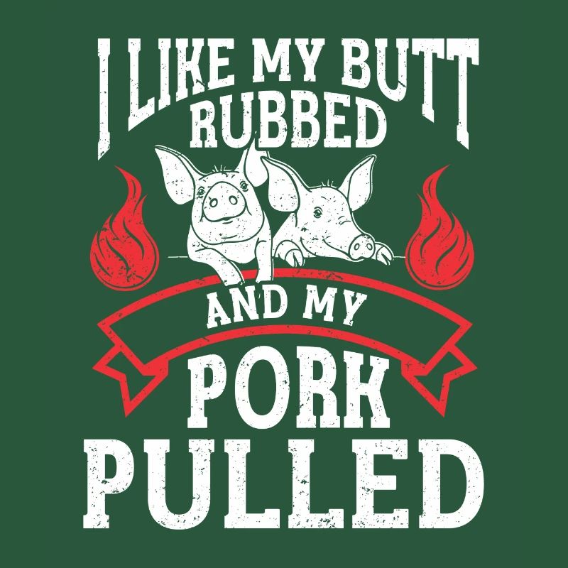BBQ Pulled Pork Schwein Grill