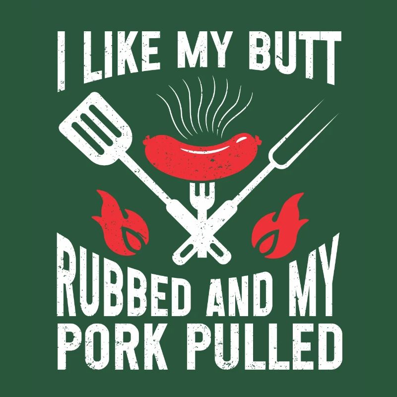 BBQ Pulled Pork Schwein Grill