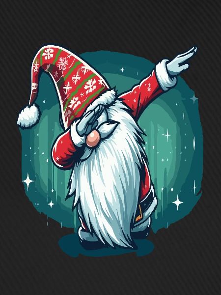 Dabbing Christmas Gnome