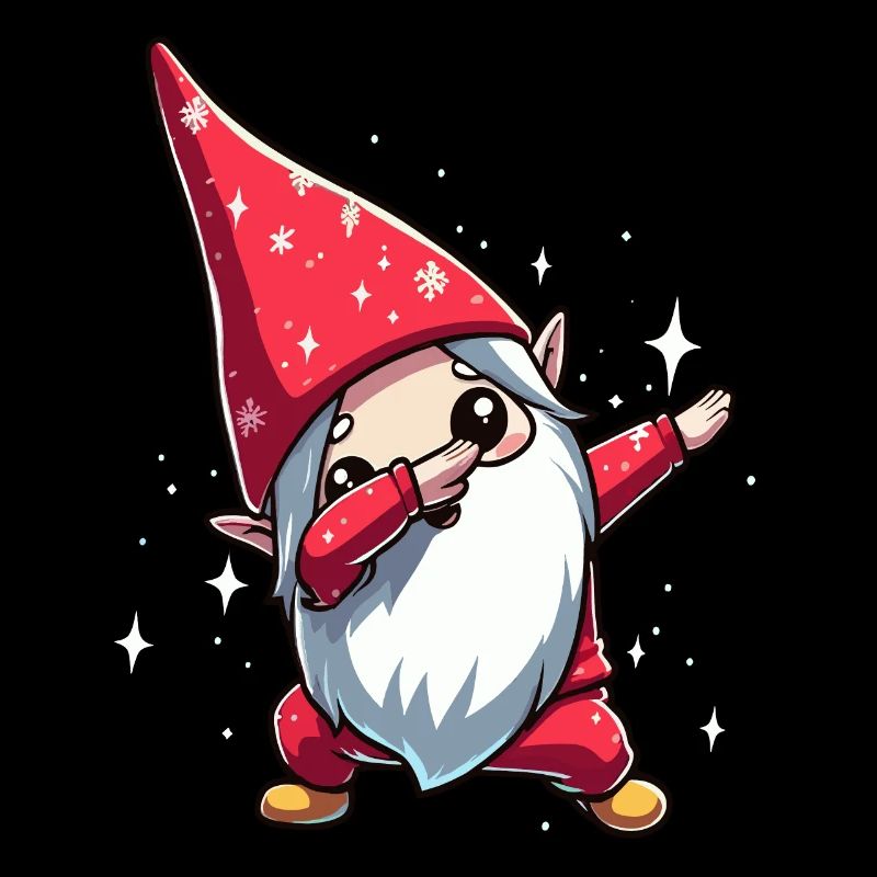 Dabbing Imp Kawaii Père Noël