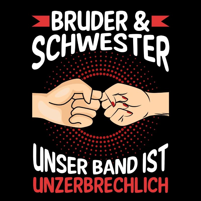 Geschwister Bruder und Schwester